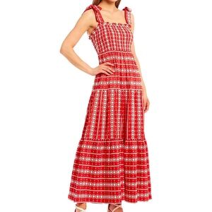 A Loves A Embroidered Maxi